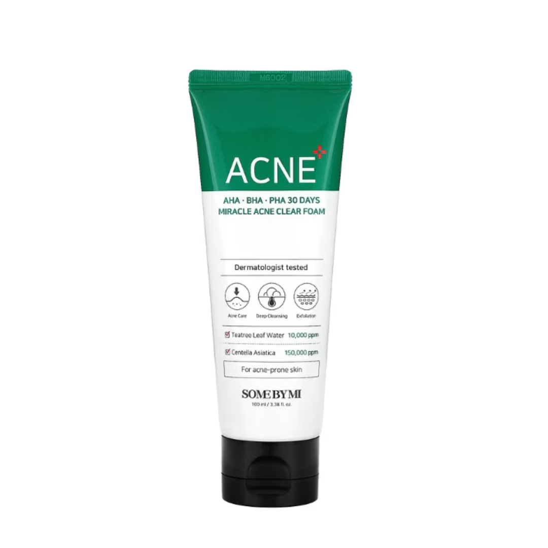 SOME BY MI, AHA, BHA, PHA 30 Days Miracle Acne Clear Foam