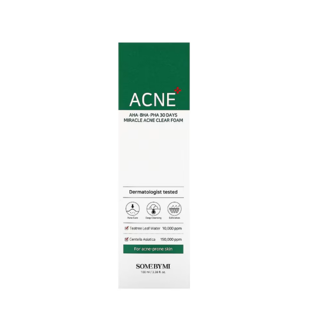 SOME BY MI, AHA, BHA, PHA 30 Days Miracle Acne Clear Foam